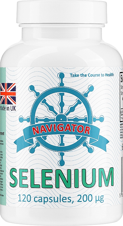Харчова добавка "Селен", 200 мг  - Navigator Selenium — фото N1