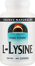 Духи, Парфюмерия, косметика Диетическая добавка "L-Lysine" 500 мг, капсулы - Source Naturals L-Lysine 500mg