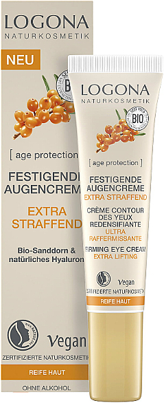 Укрепляющий крем для кожи вокруг глаз "Облепиха" - Logona Age Protection Extra-Firming Firming Eye Cream — фото N1