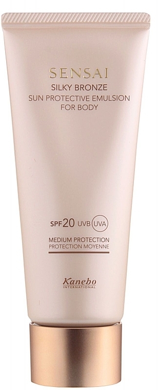 УЦЕНКА Солнцезащитная эмульсия для тела - Sensai Silky Bronze Sun Protective Emulsion For Body SPF 20 * — фото N2