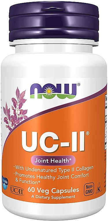 Колаген 2 типу в капсулах - Now Foods UC-II Undenatured Collagen — фото N1