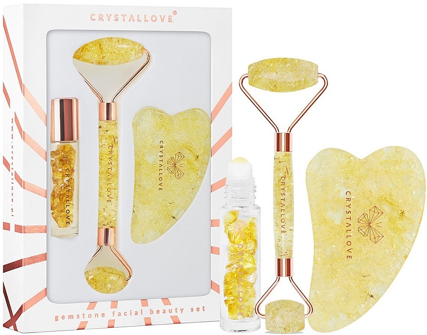 Набір - Crystallove Citrine Amber Beauty Set — фото N1