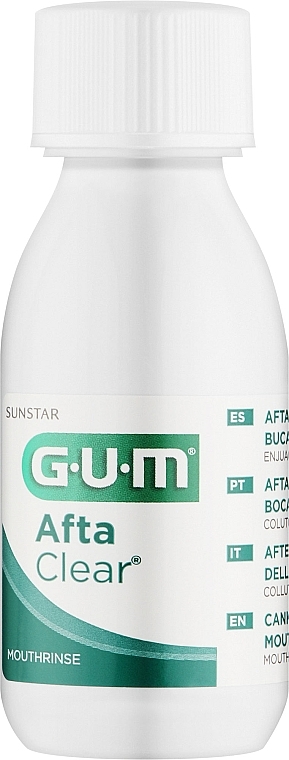 Ополаскиватель для лечения травм и язв в полости рта - G.U.M. AftaClear Mouthwash — фото N1