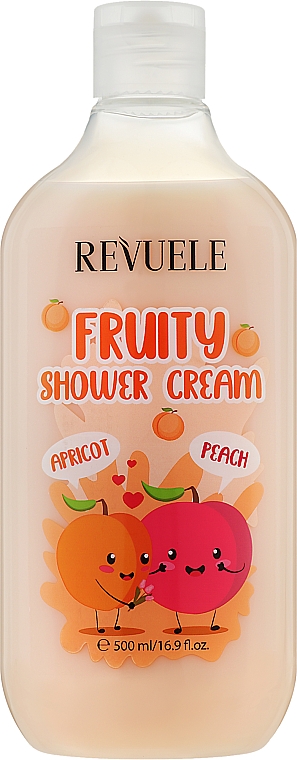 Крем для душу з абрикосою й персиком - Revuele Fruity Shower Cream Apricot and Peach — фото N1