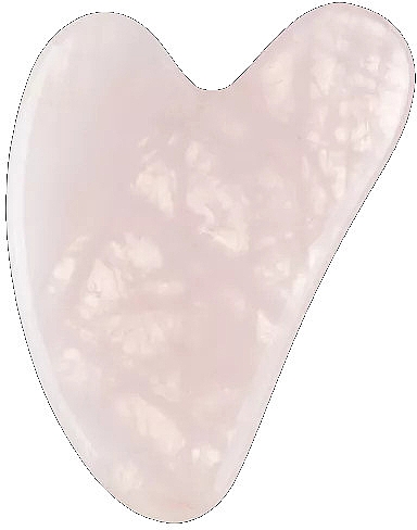 Скребок для лица "Гуаша", розовый жадеит - Palsar7 Rose Quartz Guasha Massage Plate — фото N1