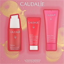 Парфумерія, косметика Набір - Caudalie VinoHydra (f/ser/30ml + f/mask/15ml + sh/gel/50ml)