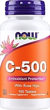 Парфумерія, косметика Вітамін C-500 у таблетках - Now Foods С-500 With Rose Hips Tablets