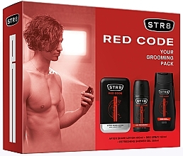 STR8 Red Code - Набір (ash/lot/100ml + deo/150ml + sh/gel/250ml) — фото N1