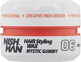 Парфумерія, косметика Віск для стилізації волосся - Nishman Hair Styling Wax 06 Mystic Gummy