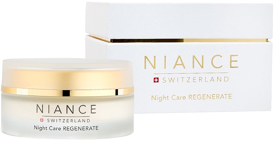 Антивіковий відновлювальний нічний крем для обличчя - Niance Night Care Regenerate Anti-Aging Night Cream — фото N1