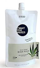 Гель для душу "Seed Oil & Vitamin E" - I Want You Naked Holy Hemp Body Wash (Refill) — фото N1