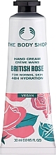 Крем для рук "Британська троянда" - The Body Shop Hand Cream — фото N2