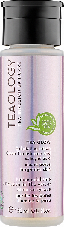 Лосьон для лица - Teaology Green Tea Tea Glow Exfoliating Lotion — фото N3