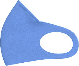 Маска тканинна з фіксацією, блакитна, M-size - MAKEUP — фото N2