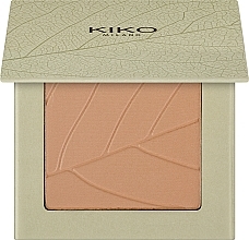 Парфумерія, косметика Матувальна пудрова тональна основа - Kiko Milano Green Me Powder Foundation