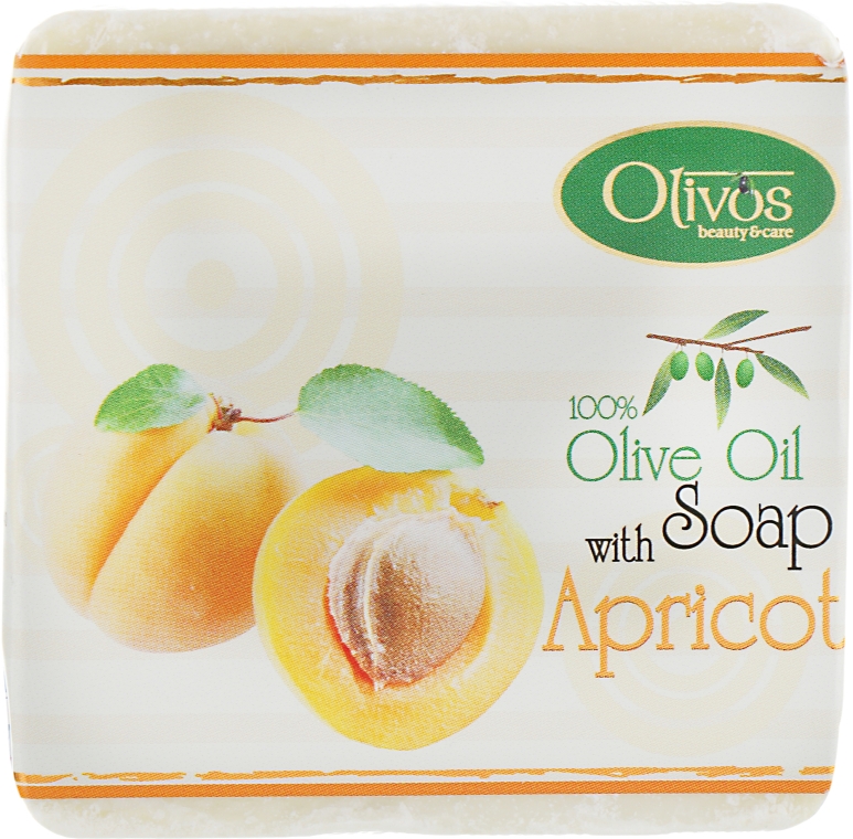 Натуральное оливковое мыло "Абрикос" - Olivos Herbs & Fruits Apricot Soap