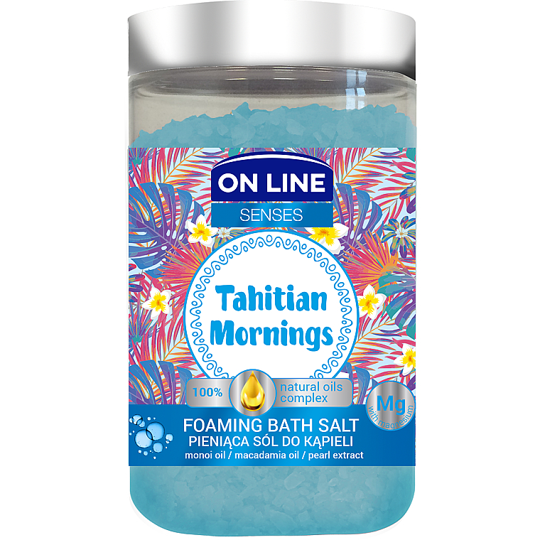 Соль для ванны - On Line Senses Bath Salt Tahitian Mornings — фото N1