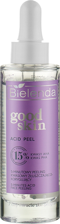 5-минутный корректирующий и отшелушивающий кислотный пилинг для лица - Bielenda Good Skin Acid Peel 5-Minutes Acid Face Peeling