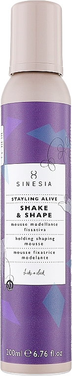 Мус сильної фіксації для моделювання волосся - Sinesia Stayling Alive Shake And Shape — фото N1