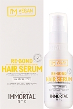 Сыворотка для глубокого восстановления поврежденных волос - Immortal NYC I'm Vegan Re-Bond Hair Serum — фото N2