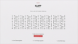 Набір - Klapp Multi Level Performance Purify Set (f/milk/5ml + f/balm/5ml + toner/5ml) — фото N1