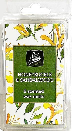 Ароматический воск "Жимолость и сандаловое дерево" - Pan Aroma Honeysuckle & Sandalwood Square Wax Melts — фото N1