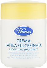 Духи, Парфюмерия, косметика Защитный, смягчающий глицериновый молочный крем для лица - Venus Crema Lattea Glicerinata