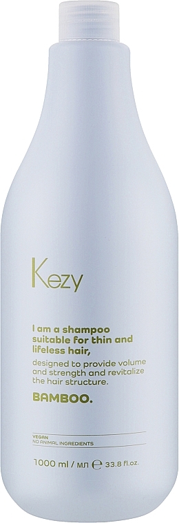 Шампунь для тонкого волосся - Kezy Bamboo Shampoo — фото N2