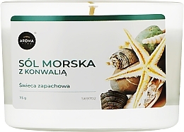 Парфумерія, косметика Aroma Home Basic Sea Salt With Lily Of The Valley - Ароматична свічка