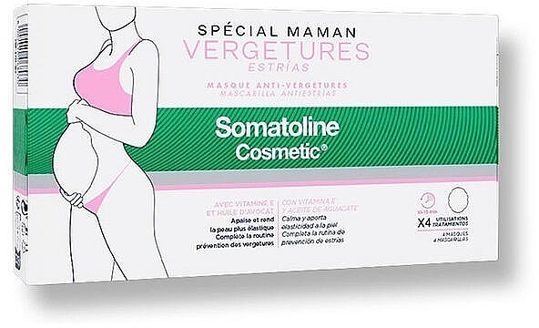 Тканинна маска для вагітних - Somatoline Cosmetic — фото N1