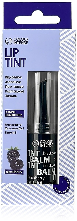 Тинт-бальзам для губ "Ежевика" - Colour Intense Lip Care Tint Balm — фото N1
