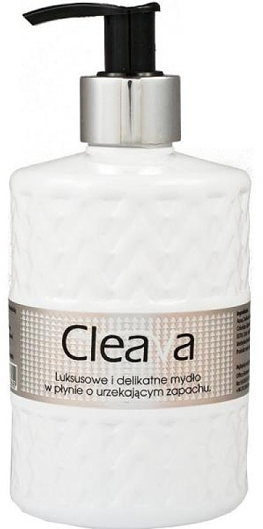 Жидкое мыло для рук - Cleava White Soap — фото N1
