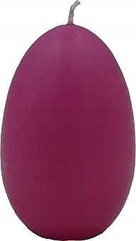 Декоративна свічка "Великоднє яйце", 6х9 см, темно-рожева - Admit — фото N1