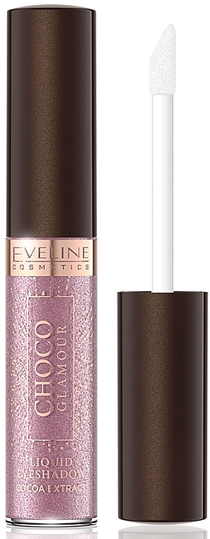 Рідкі тіні для повік - Eveline Cosmetics Choco Glamour Liquid Eyeshadow