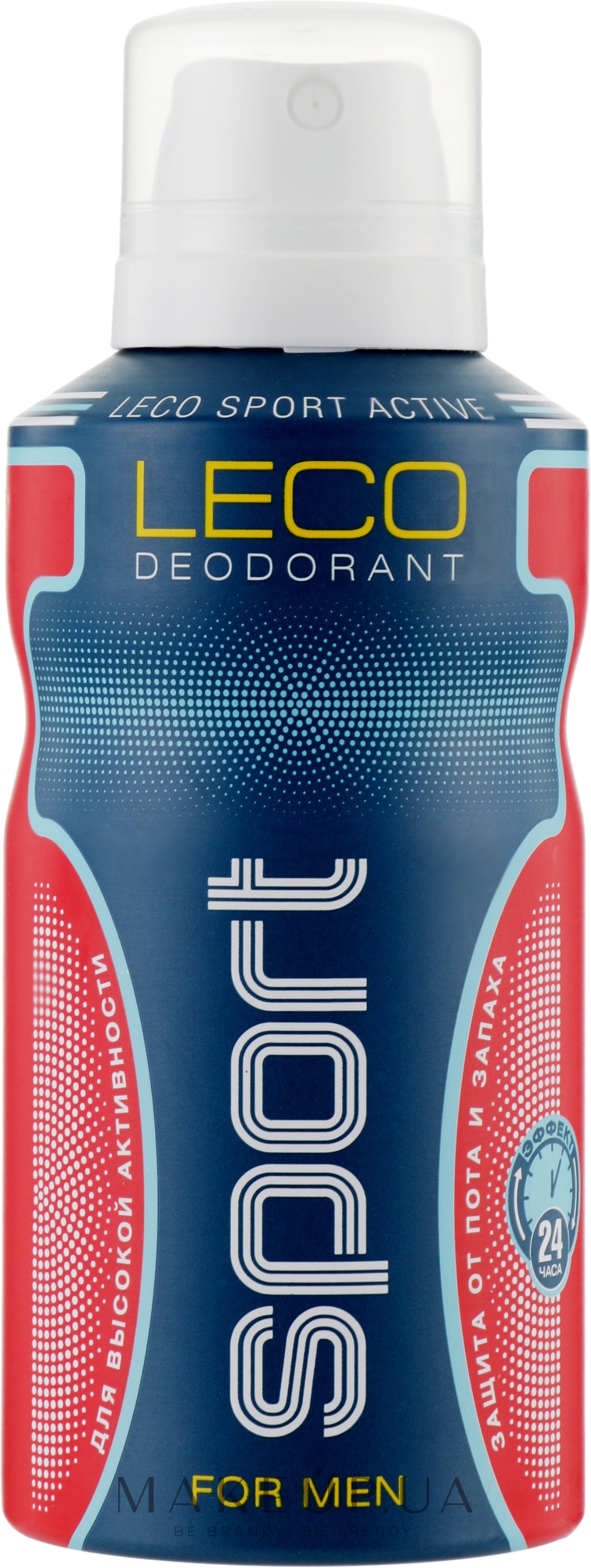 Дезодорант-антиперспірант "Sport" - Leco Seven Active — фото 150ml