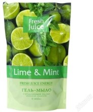 Парфумерія, косметика Гель-мило - Fresh Juice Lime & Mint (змінний блок)