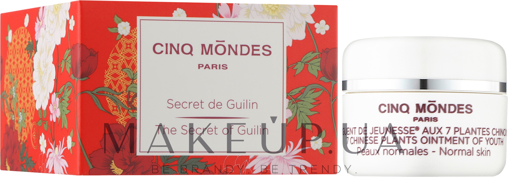 Омолаживающая мазь с 7 китайскими растениями для нормальной кожи - Cinq Mondes Paris (мини) — фото 15ml