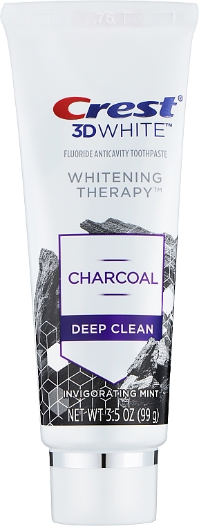 Отбеливающая зубная паста - Crest 3D White Whitening Therapy Charcoal — фото N1