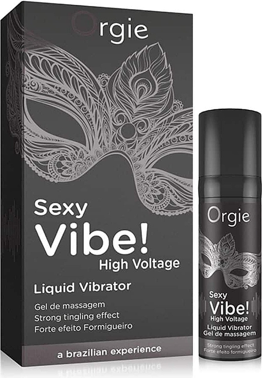 Возбуждающий гель - Orgie Sexy Vibe! High Voltage Liquid Vibrator Intimate Gel — фото N2