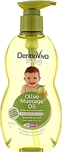 Парфумерія, косметика Дитяче масажне масло з оливковою олією - Dabur DermoViva Baby Olive Massage Oil