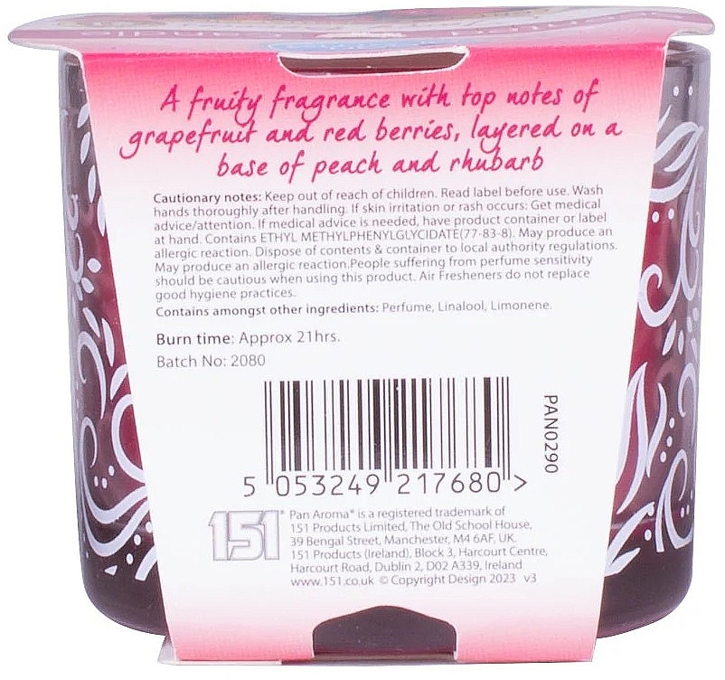 Ароматична свічка "Соковиті ягоди" - Pan Aroma Juicy Berries Scented Candle — фото N2