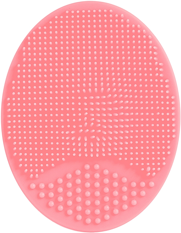 Спонж силіконовий для вмивання, PF-60, темно-рожевий - Puffic Fashion