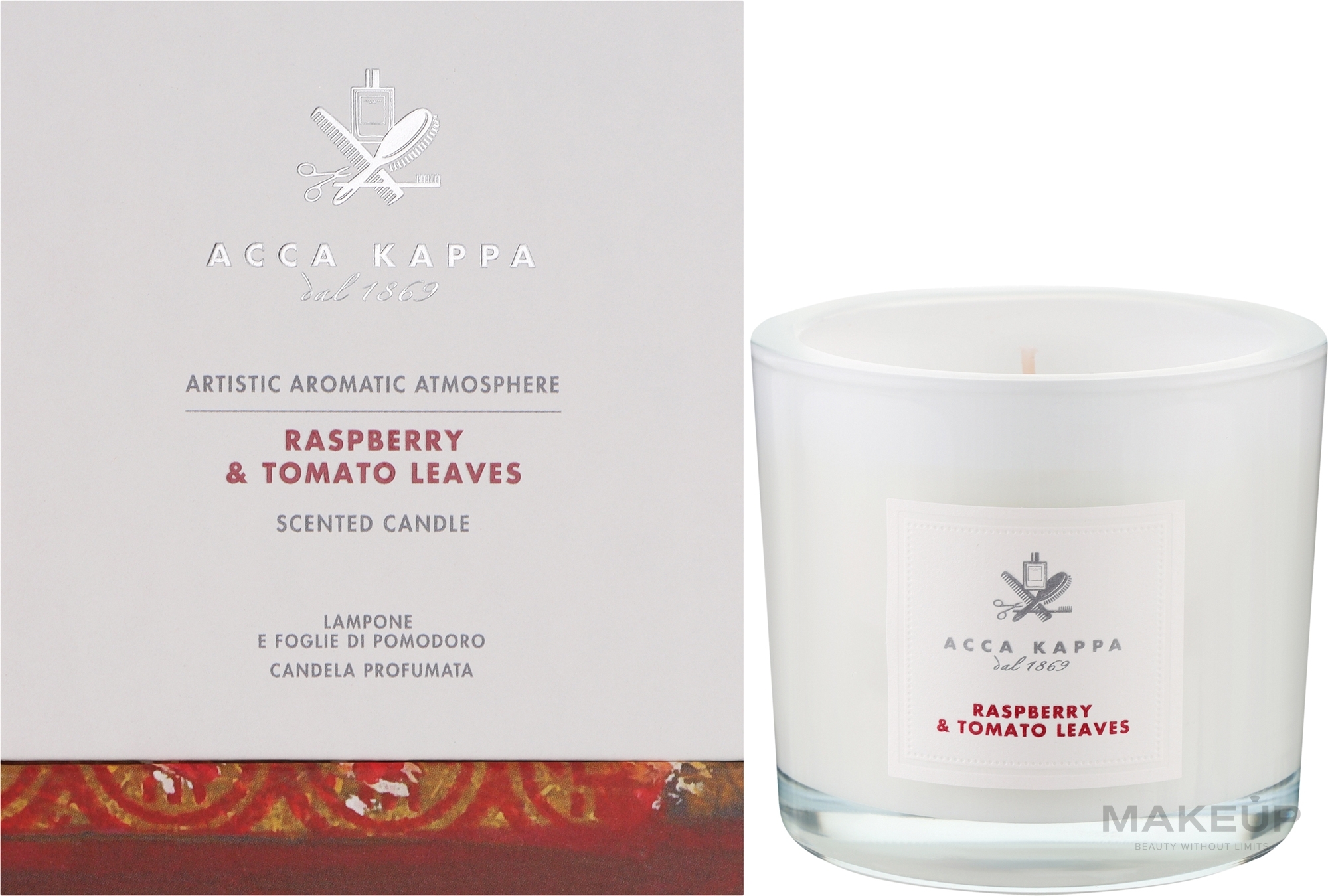 Ароматична свічка "Raspberry & Tomato Candle" - Acca Kappa Scented Candle — фото 180g