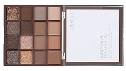 Духи, Парфюмерия, косметика Палетка теней для век - LAMEL Make Up Eyeshadow 16 Shades Of Brown Palette