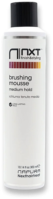 Пінка-мус середньої фіксації - Napura NXT Brushing Mousse Medium Hold — фото N1