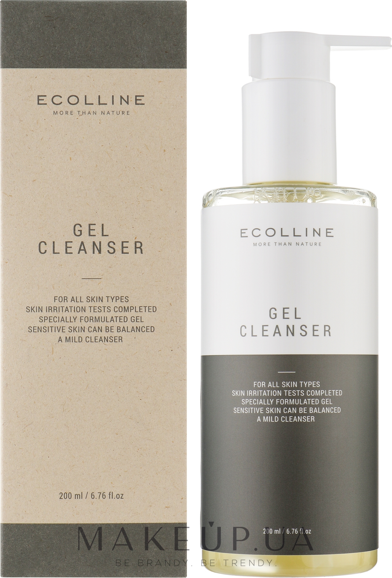 Очищувальний гель для вмивання "М'яке очищення" - Ecolline Gel Cleanser — фото 200ml