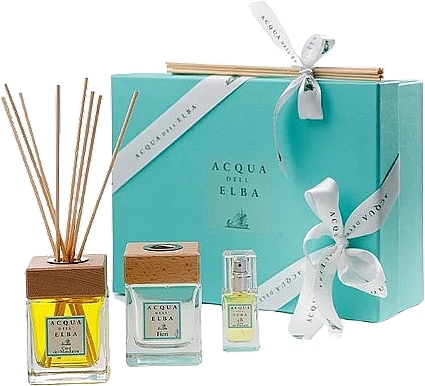 Набор - Acqua Dell Elba Home Fragrances Mandarini & Fiori (diffuser/2x100ml + room/spray/15ml) — фото N1