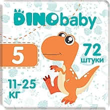 Духи, Парфюмерия, косметика Подгузники детские 5 (11-25кг), 72 шт. - Dino Baby