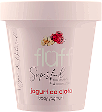 Йогурт для тіла "Малина і мигдаль" - Fluff Body Yogurt Raspberries and Almonds — фото N1