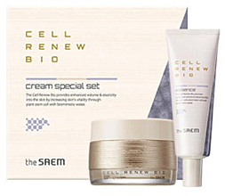 Духи, Парфюмерия, косметика Набор уходовый антивозрастной - The Saem Cell Renew Bio Cream Special Set (essence/20ml + cr/60ml)